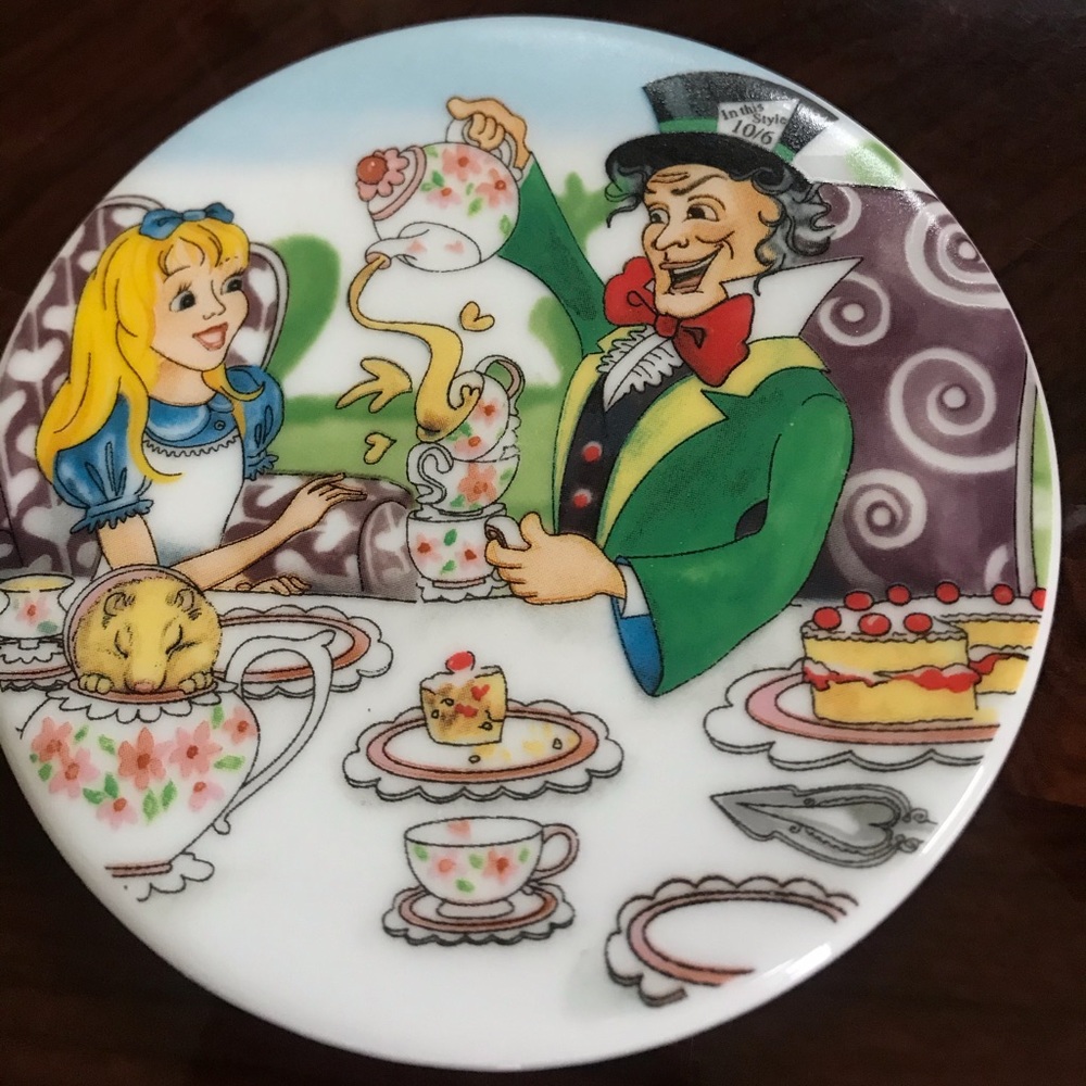 Alice in wonderland Mug and coaster set